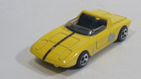 2010 Hot Wheels '62 Ford Mustang Concept Yellow Die Cast Classic Toy Car Vehicle