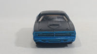 2010 Hot Wheels Muscle Mania '70 Plymouth AAR Cuda Metalflake Blue Die Cast Toy Muscle Car Vehicle