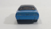 2010 Hot Wheels Muscle Mania '70 Plymouth AAR Cuda Metalflake Blue Die Cast Toy Muscle Car Vehicle