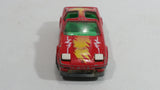 Vintage Majorette Nissan 300 ZX Turbo T-Top No. 241 Red Die Cast Toy Car Vehicle with Opening Doors and Moving Headlights 1/62 Scale
