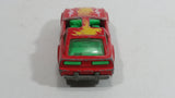 Vintage Majorette Nissan 300 ZX Turbo T-Top No. 241 Red Die Cast Toy Car Vehicle with Opening Doors and Moving Headlights 1/62 Scale