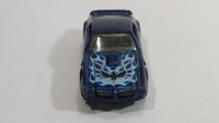 2013 Hot Wheels HW Work Shop Muscle Mania '73 Pontiac Firebird Trans Am Metalflake Dark Blue Die Cast Toy Muscle Car Vehicle