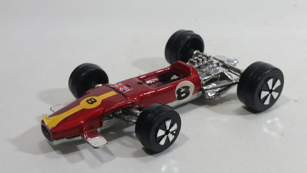 Vintage Champion Super Speed Racing Car No. 666-1 Lotus Ford F-1 #8 Red Die Cast Toy Race Car Vehicle - Hong Kong