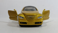 2000 New Ray City Cruiser Daimler Chrysler Pronto Metalflake Yellow Gold 1:32 Scale Die Cast Toy Car Vehicle