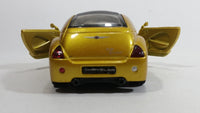 2000 New Ray City Cruiser Daimler Chrysler Pronto Metalflake Yellow Gold 1:32 Scale Die Cast Toy Car Vehicle