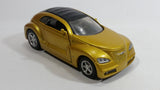 2000 New Ray City Cruiser Daimler Chrysler Pronto Metalflake Yellow Gold 1:32 Scale Die Cast Toy Car Vehicle