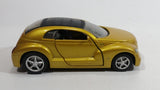 2000 New Ray City Cruiser Daimler Chrysler Pronto Metalflake Yellow Gold 1:32 Scale Die Cast Toy Car Vehicle