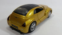 2000 New Ray City Cruiser Daimler Chrysler Pronto Metalflake Yellow Gold 1:32 Scale Die Cast Toy Car Vehicle