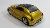 2000 New Ray City Cruiser Daimler Chrysler Pronto Metalflake Yellow Gold 1:32 Scale Die Cast Toy Car Vehicle