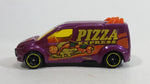 2017 Hot Wheels HW City Works Ford Transit Connect Van Pizza Express Purple Die Cast Toy Car Vehicle