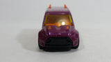 2017 Hot Wheels HW City Works Ford Transit Connect Van Pizza Express Purple Die Cast Toy Car Vehicle