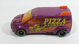 2017 Hot Wheels HW City Works Ford Transit Connect Van Pizza Express Purple Die Cast Toy Car Vehicle