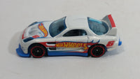 2014 Hot Wheels HW Race Team 24 / Seven Pearl White Die Cast Toy Race Car Vehicle