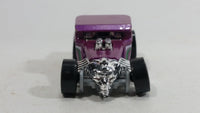 2012 Hot Wheels Batman Bone Shaker Purple Die Cast Toy Car Hot Rod Vehicle