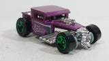 2012 Hot Wheels Batman Bone Shaker Purple Die Cast Toy Car Hot Rod Vehicle