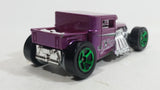 2012 Hot Wheels Batman Bone Shaker Purple Die Cast Toy Car Hot Rod Vehicle