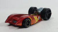 2011 Hot Wheels 4-Lane Elimination Race Duel Fueler #5 Metalflake Red Die Cast Toy Car Vehicle