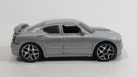 2007 Hot Wheels Dodge Charger SRT8 Metalflake Silver Die Cast Toy Car Vehicle