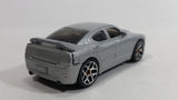 2007 Hot Wheels Dodge Charger SRT8 Metalflake Silver Die Cast Toy Car Vehicle