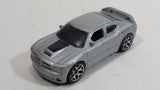 2007 Hot Wheels Dodge Charger SRT8 Metalflake Silver Die Cast Toy Car Vehicle