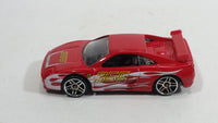 2010 Hot Wheels Ferrari 5 Ferrari F355 Challenge Red Die Cast Toy Car Vehicle