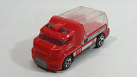 2010 Hot Wheels Rapid Response Ambulance Red Die Cast Toy Car Emergency Rescue Vehicle