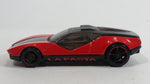 2009 Hot Wheels La Fasta Red and Black Die Cast Toy Car Vehicle