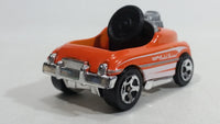 2016 Hot WHeels HW Ride-Ons Pedal Driver Orange Die Cast Toy Car Vehicle