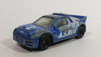 1990 Matchbox Ford RS200 Blue and White #2 Die Cast Toy Car Vehicle