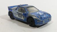 1990 Matchbox Ford RS200 Blue and White #2 Die Cast Toy Car Vehicle