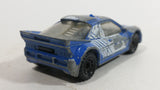 1990 Matchbox Ford RS200 Blue and White #2 Die Cast Toy Car Vehicle