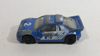 1990 Matchbox Ford RS200 Blue and White #2 Die Cast Toy Car Vehicle