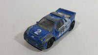 1990 Matchbox Ford RS200 Blue and White #2 Die Cast Toy Car Vehicle