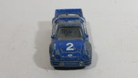 1990 Matchbox Ford RS200 Blue and White #2 Die Cast Toy Car Vehicle