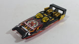 2015 Hot Wheels City Rescue H2GO Black Red Gold Die Cast Toy Speed Boat Watercraft Vehicle