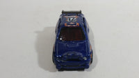 2011 Hot Wheels Wall Tracks Ford Escort Rally #71 Metallic Blue Die Cast Toy Car Vehicle