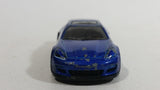 2014 Hot Wheels HW City Speed Team Porsche Panamera Blue Die Cast Toy Car Vehicle