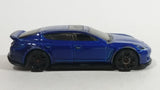 2014 Hot Wheels HW City Speed Team Porsche Panamera Blue Die Cast Toy Car Vehicle