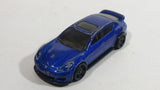 2014 Hot Wheels HW City Speed Team Porsche Panamera Blue Die Cast Toy Car Vehicle