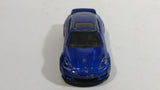 2014 Hot Wheels HW City Speed Team Porsche Panamera Blue Die Cast Toy Car Vehicle