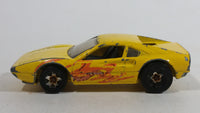 2000 Hot Wheels Tornado Twister Racebait 308 Ferrari Yellow Die Cast Toy Car Vehicle