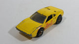 2000 Hot Wheels Tornado Twister Racebait 308 Ferrari Yellow Die Cast Toy Car Vehicle