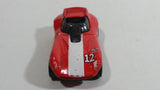 1998 Hot Wheels First Editions Cat-A-Pult Red White Die Cast Toy Race Car Vehicle