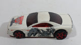 2003 Hot Wheels Yu-Gi-Oh! Muscle Tone White Die Cast Toy Car Vehicle