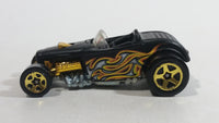 2007 Hot Wheels All Stars Deuce Roadster Flat Black Die Cast Toy Hot Rod Car Vehicle