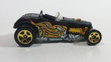 2007 Hot Wheels All Stars Deuce Roadster Flat Black Die Cast Toy Hot Rod Car Vehicle