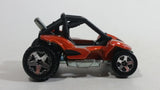 2004 Hot Wheels First Editions Realistics Power Sander Burnt Orange and Black Die Cast Toy Car Off-Roading Vehicle