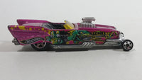 2004 Hot Wheels Speed Circus '57 Roadster Pink Die Cast Toy Car Vehicle