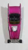 2004 Hot Wheels Speed Circus '57 Roadster Pink Die Cast Toy Car Vehicle