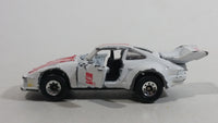 1988 Hartoy Coca Cola Coke Soda Pop Porsche 935 White Red #12 Die Cast Toy Car Vehicle with Opening Doors